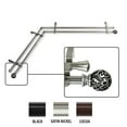 thumbnail image 1 of InStyleDesign  Stella Corner Window Double Curtain Rod 13/16 inch dia. satin nickel 48-84 inches Silver Finish, 1 of 4