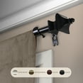 thumbnail image 1 of InStyleDesign  Tierra Adjustable Curtain Rod Black 84 to 120 inches Black Finish, 1 of 5