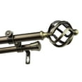 thumbnail image 1 of InStyleDesign  Torison Adjustable Double Curtain Rod Antique Brass 28 to 48 inches, 1 of 4