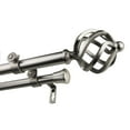 thumbnail image 1 of InStyleDesign  Torison Adjustable Double Curtain Rod satin nickel 120 to 170 inch, 1 of 4