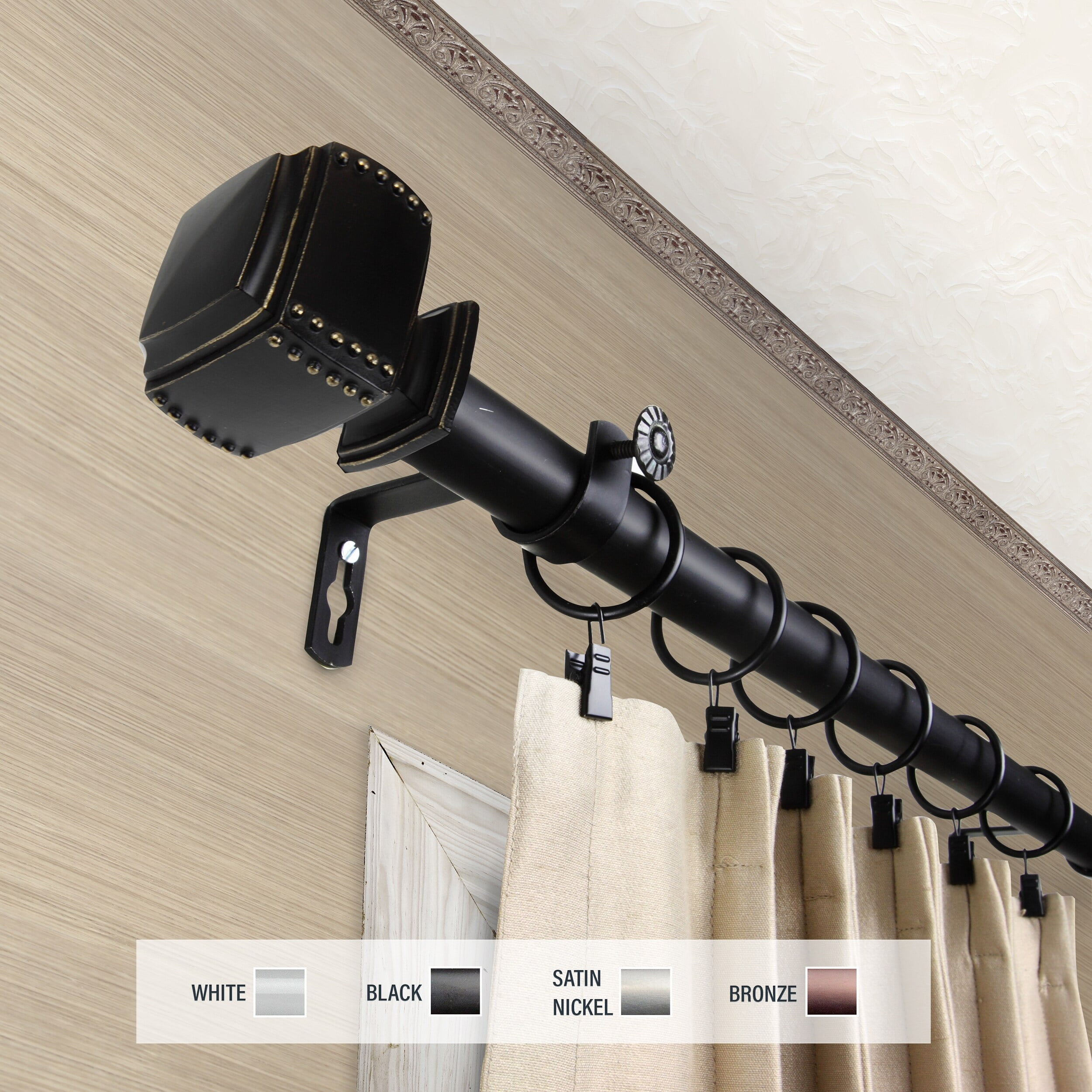 160 240 Inch Curtain Rod