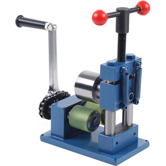 InSyoForeverEC Ring and Bracelet Press Bending Machine,Ring Bender Tool for Spoon Rings 2 In1 Jewelry Press Brake Forming Machine for Processing Ring, Bracelet,Earring