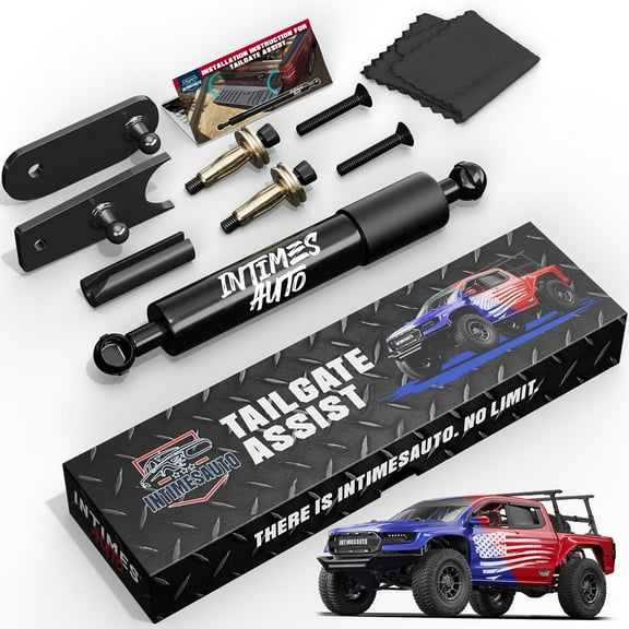 InTimesAuto Truck Tailgate Assist for 2007-2019 Chevy Chevrolet Silverado & GMC Sierra 1500 2500 3500, Smooth Drop Rate for Enhanced Safety and Durability in Off-Road Adventures