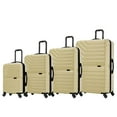 thumbnail image 1 of InUSA AURUM 4-Piece Hardside Luggage Sets with Spinner Wheels, Handle and Trolley, (20"/24"/28"/32"), Champagne, 1 of 10