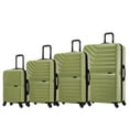 thumbnail image 1 of InUSA AURUM 4-Piece Hardside Luggage Sets with Spinner Wheels, Handle and Trolley, (20"/24"/28"/32"), Green, 1 of 10