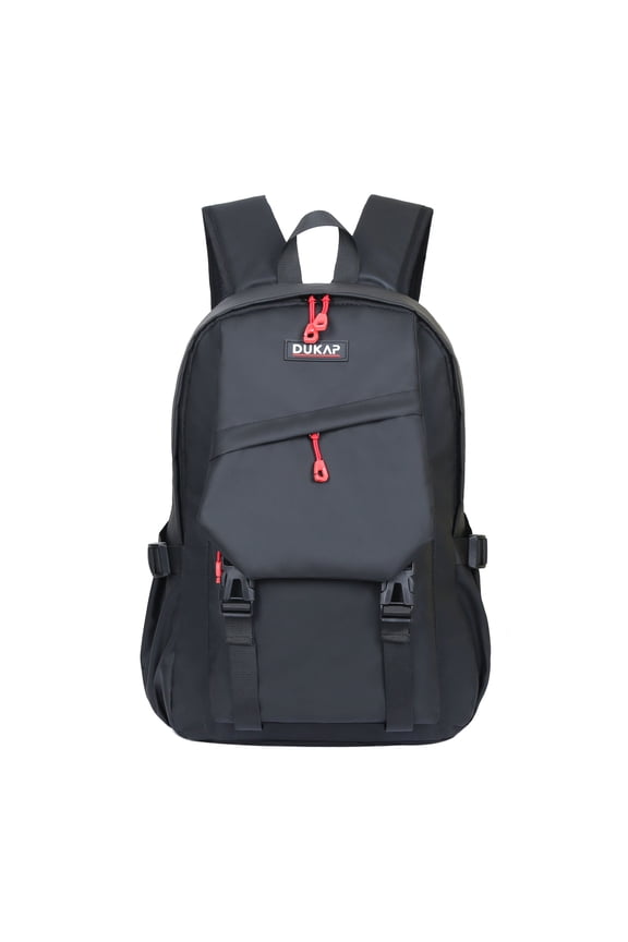 InUSA Delray Executive Backpack for 15.6-inch Laptop, Multi-Compartment, Spacious Storage Backpacks, Easy Carrying with Reinforced Straps, Black