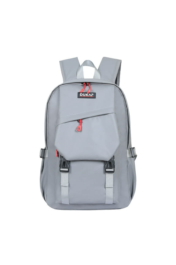 InUSA Delray Executive Backpack for 15.6-inch Laptop, Multi-Compartment, Spacious Storage Backpacks, Easy Carrying with Reinforced Straps, Grey