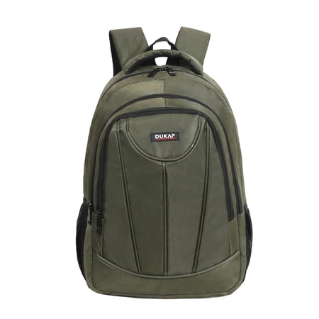 InUSA Edge Executive Backpack for 15.6-inch Laptop, Multi-Compartment, Spacious Storage Backpacks, Easy Carrying with Reinforced Straps, Green