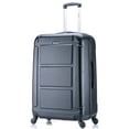 thumbnail image 1 of InUSA Pilot 28" Hardside Lightweight Luggage with Spinner Wheels, Handle, and Trolley, Black, 1 of 10