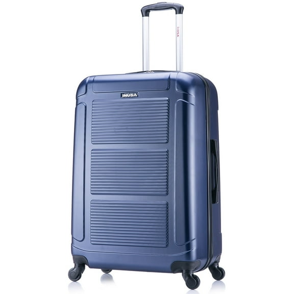 InUSA Pilot 28" Hardside Lightweight Luggage with Spinner Wheels, Handle, and Trolley, Blue