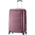 thumbnail image 1 of InUSA Pilot 28" Hardside Lightweight Luggage with Spinner Wheels, Handle, and Trolley, Wine, 1 of 10