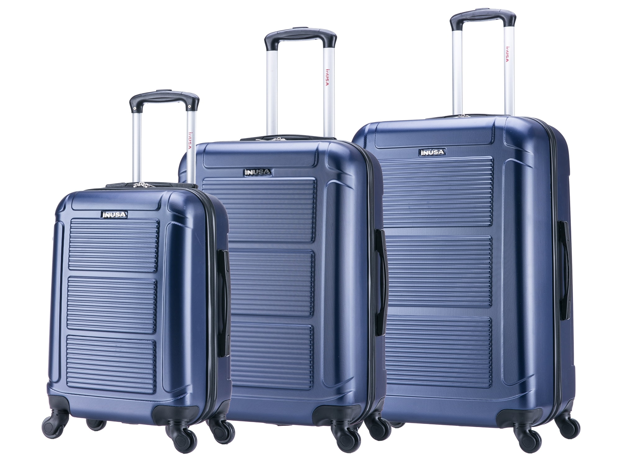 InUSA Pilot 3-Piece Hardside Luggage Sets with Spinner Wheels