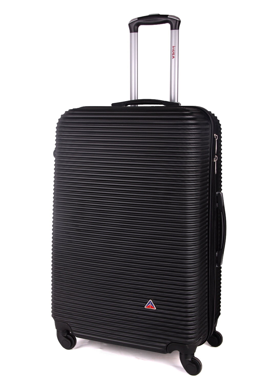 InUSA Royal 28" Hardside Lightweight Luggage with Spinner Wheels, Handle, and Trolley, Black