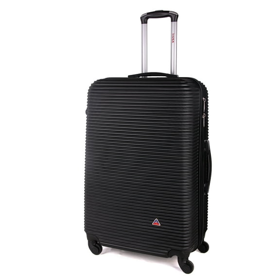 InUSA Royal 28" Hardside Lightweight Luggage with Spinner Wheels, Handle, and Trolley, Black