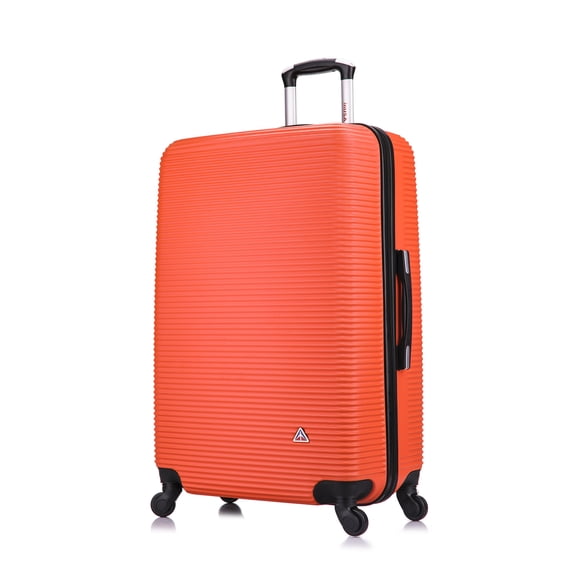 InUSA Royal 28" Hardside Lightweight Luggage with Spinner Wheels, Handle, and Trolley, Orange