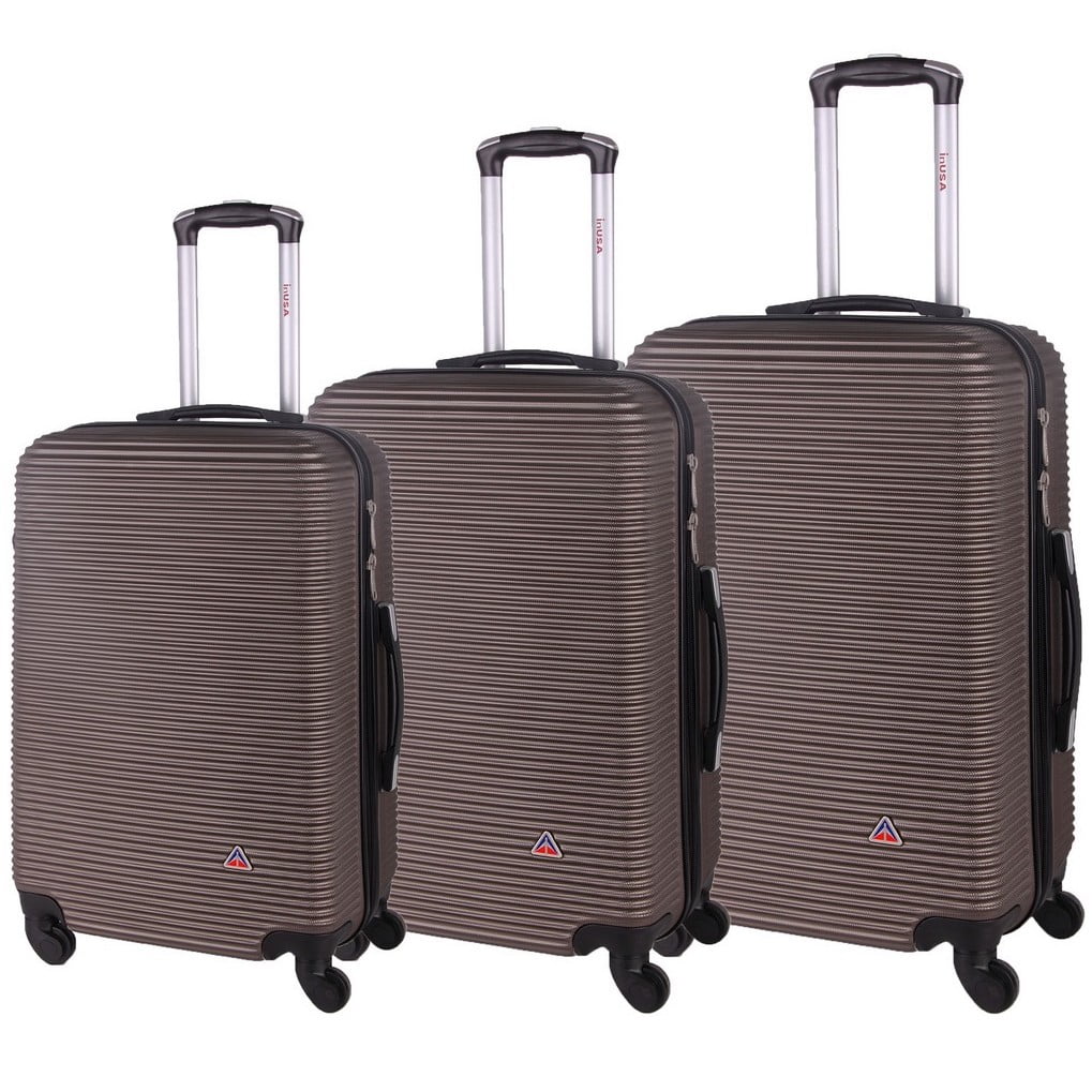 InUSA Royal 3Piece 20"/ 24"/ 28" Lightweight Hardside Spinner Set