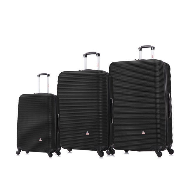 InUSA Royal 3Piece Hardside Luggage Sets with Spinner Wheels, Handle