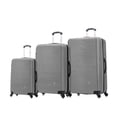 thumbnail image 1 of InUSA Royal 3-Piece Hardside Luggage Sets with Spinner Wheels, Handle, and Trolley, (20"/28"/32"), Silver, 1 of 9