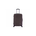 thumbnail image 1 of InUSA Royal Medium Plastic 4-Wheel Spinner Luggage Brown (IUROY00M-BRO), 1 of 2