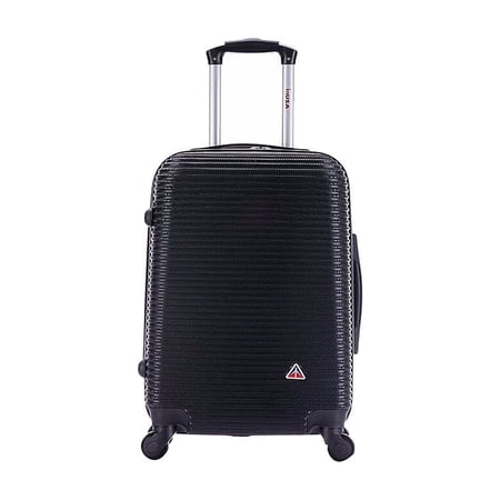 InUSA Royal PC/ABS Plastic Carry-On Luggage Black (IUROY00S-BLK)