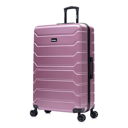 InUSA TREND 32" Extra-Large Hardside Lightweight Luggage with Spinner Wheels, Handle, Trolley, Rose Gold