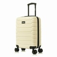 thumbnail image 1 of InUSA Trend 20" Hardside Lightweight Luggage with Spinner Wheels, Handle, and Trolley, Sand, 1 of 3