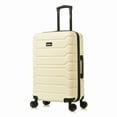 thumbnail interactive-video image 1 of InUSA Trend 24" Hardside Lightweight Luggage with Spinner Wheels, Handle, and Trolley, Sand, 1 of 4