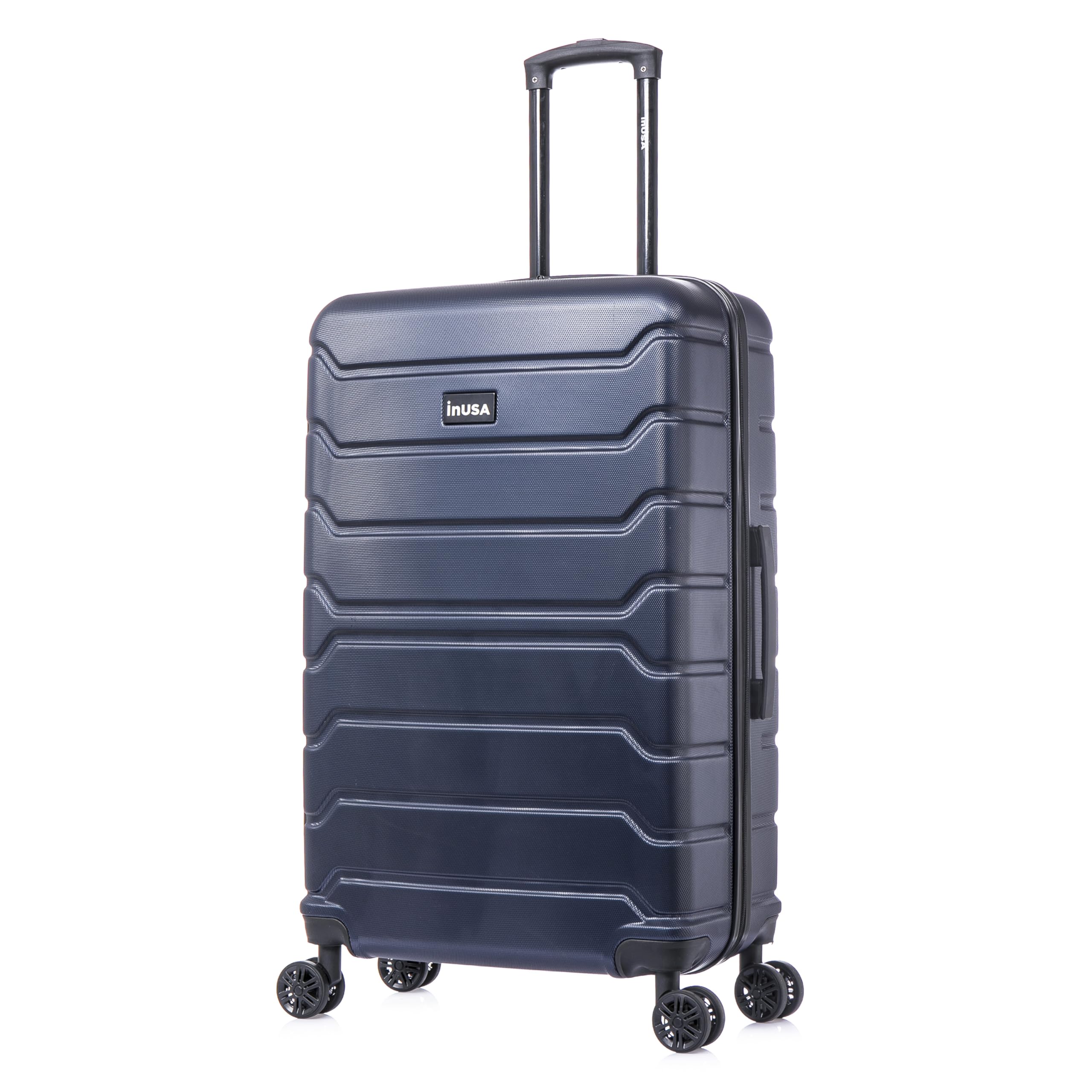 Equipaje rígido liviano InUSA Trend 28" con ruedas giratorias, asa y carro, azul