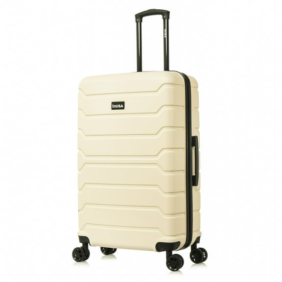 InUSA Trend 28" Hardside Lightweight Luggage with Spinner Wheels, Handle, and Trolley, Sand