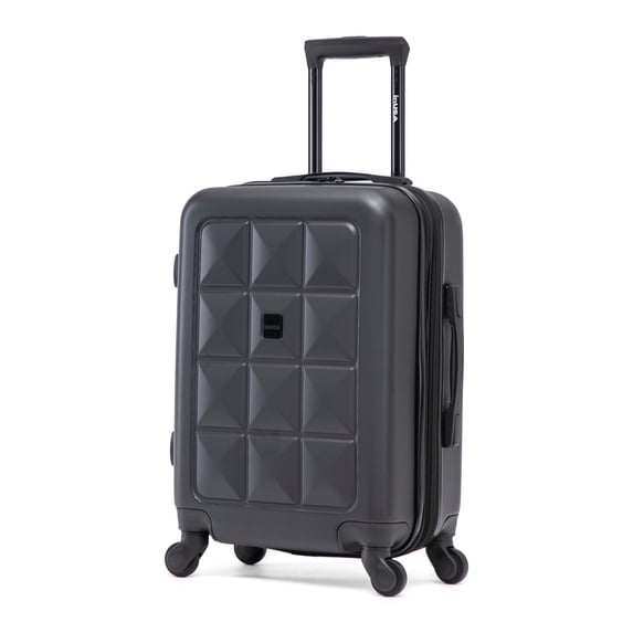 InUSA Vertex 20-Inch Carry-On Lightweight Hardside Spinner Luggage in Black