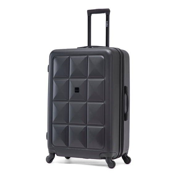 InUSA Vertex 28-Inch Large Lightweight Hardside Spinner Luggage in Black