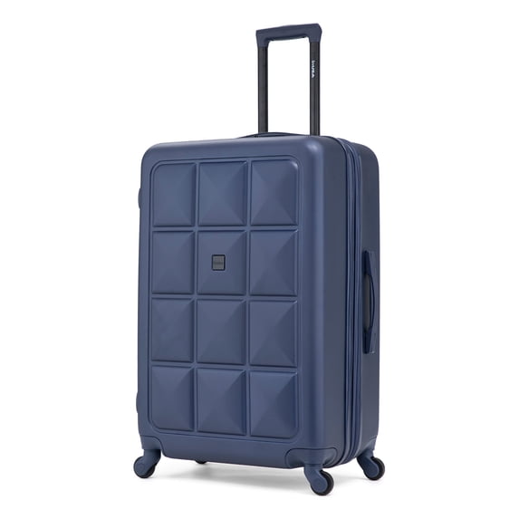 InUSA Vertex 28-Inch Large Lightweight Hardside Spinner Luggage in Blue