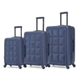 thumbnail image 1 of InUSA Vertex 3-Piece Hardside Spinner Luggage Set 20/24/28-Inch in Blue, 1 of 2