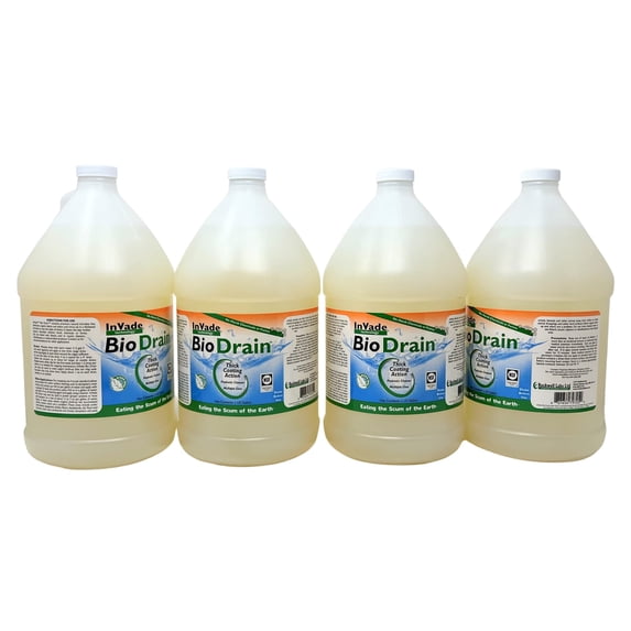 InVade Bio Drain Gel GallonGhIxvr, 4Pack (1 gallon)