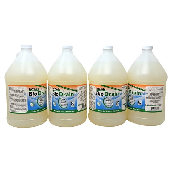 InVade Bio Drain Gel GallonGhIxvr, 4Pack (1 gallon)