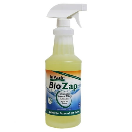 InVade Bio Zap Deodorizer & Cleaner - Ready-To-Use - 32 fl oz Bottle by Rockwell Labs
