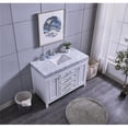 thumbnail image 1 of InVanity W48S-119E-WM 48 in. Austin White Single Vanity with Wide Line Undermount Sink, 1 of 1