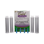 InVict Gold Cockroach Gel - 4 x 35g Tubes, 4 Tips, 4 Plungers by Rockwell Labs