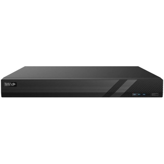 InVid Tech PD2B-8XNH2 8-Channel + 8 Bonus IP Ch Universal Port Recorder with Smart Analytic Support and Smart Motion Detection, Audio Over Coax, 32/96 Mbps Bandwidth, HDMI Up to 4K