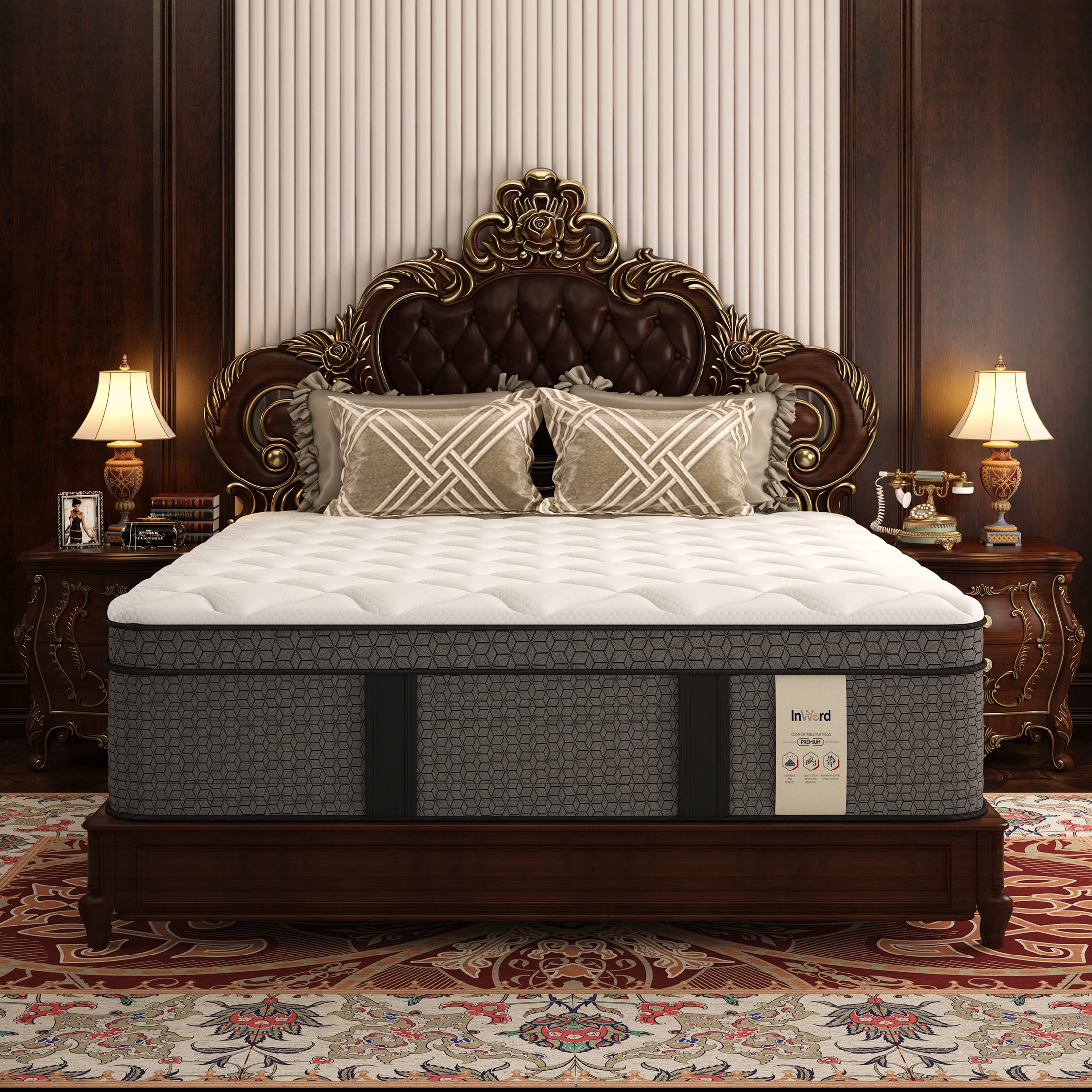Zinus Green Tea Rest Well Memory Foam Mattress - 8 Queen - Walmart.com