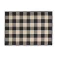 thumbnail image 1 of Ina Area Rug, Rectangular 5 x 7, Black, White, Gray Checkered Pattern, 1 of 3