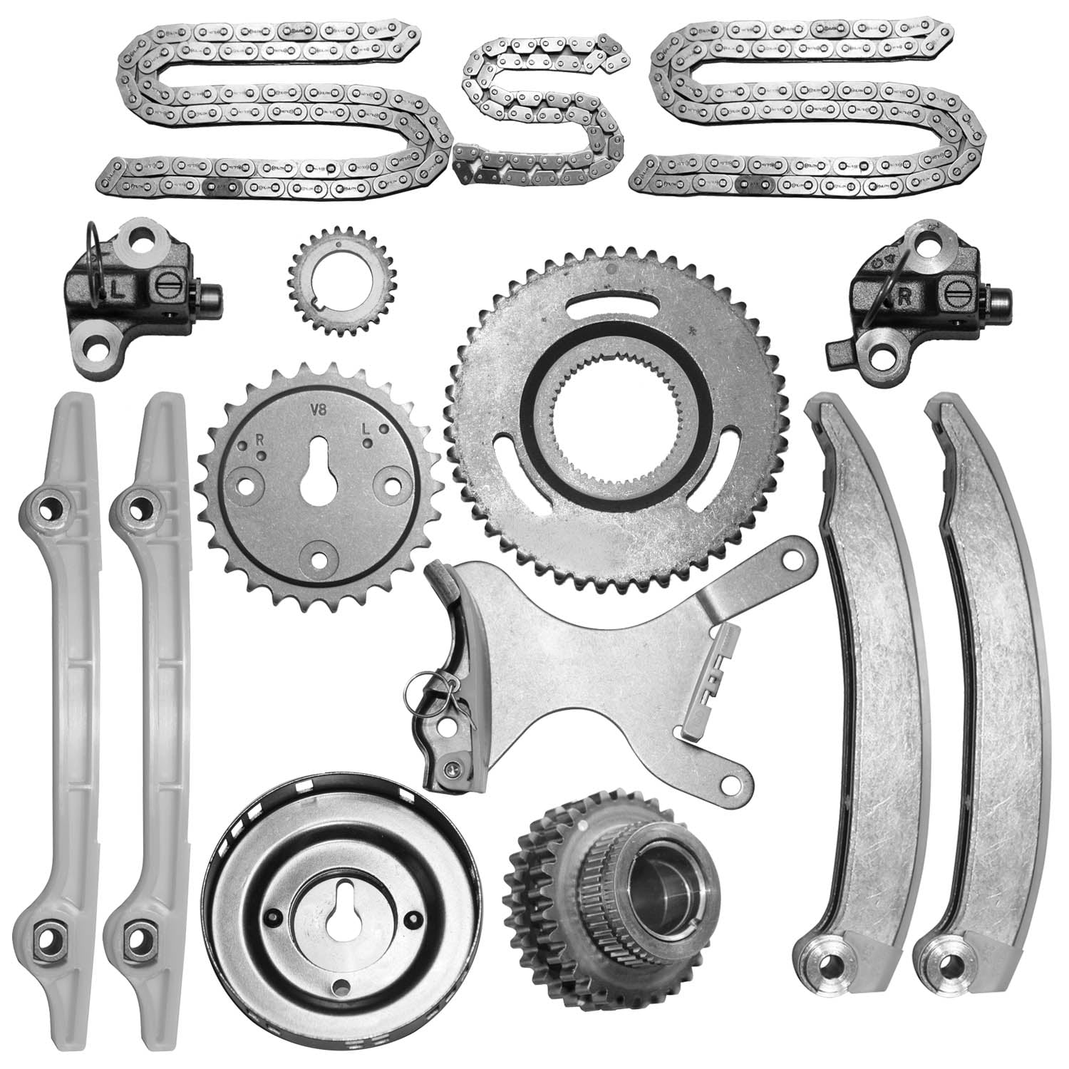 Schaeffler INA ZC-9-0393SF, CDC Timing Chain Kit, Compatible with Dodge Dakota 07-10, Ram 1500 07-10; Jeep Commander 07-09, Grand Cherokee 07-09; Ram 1500 11-13