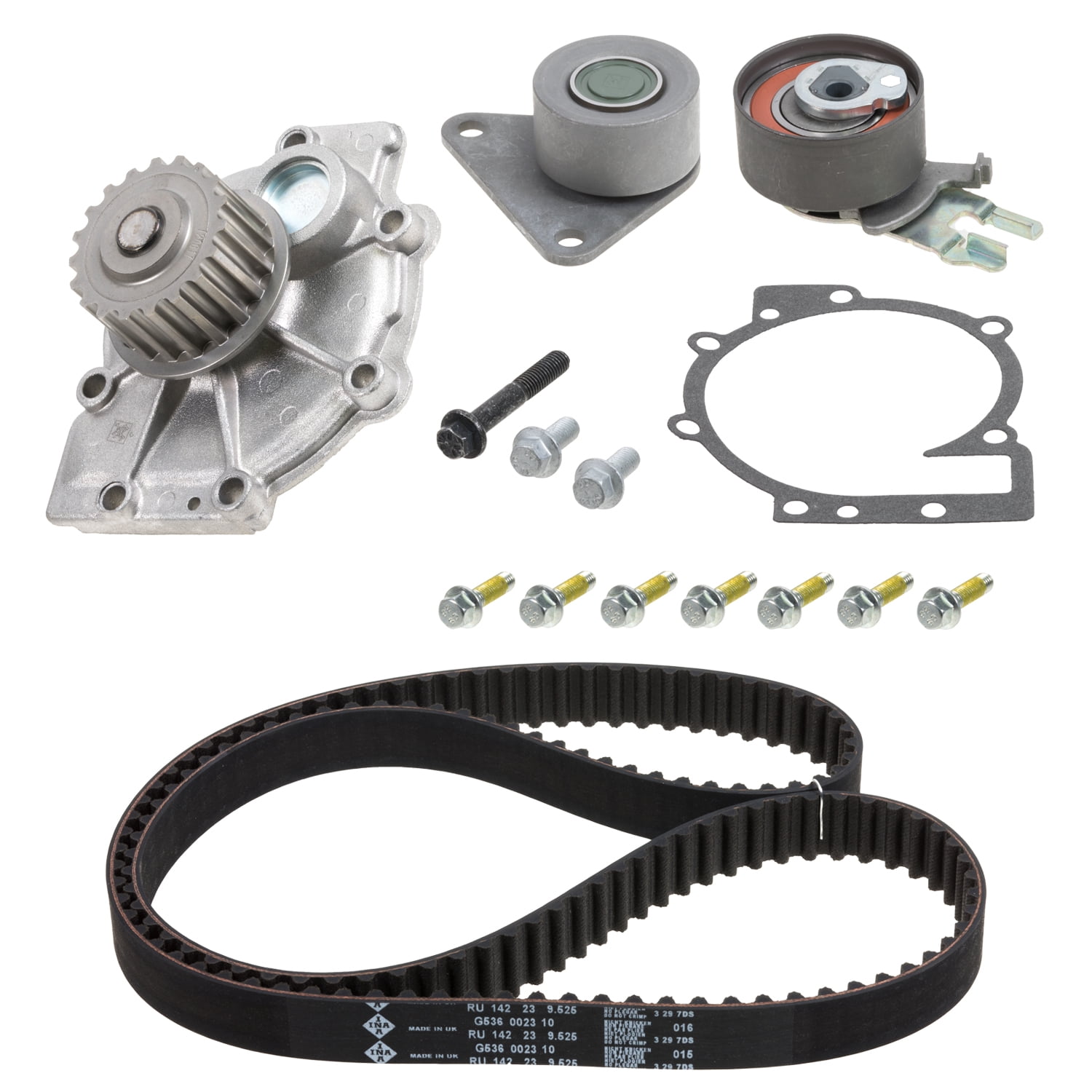 Schaeffler INA ZD04673K, BDC TBD Kit with waterpump, Compatible with Ford Focus 07-10; Volvo S40 04-12, S60 01-09/12-16, XC70 03-07/16, XC90 03-06/11-14