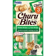 Inaba Churu Bites Cat Treats Tuna .35oz.-3 Pk (Case of 6)