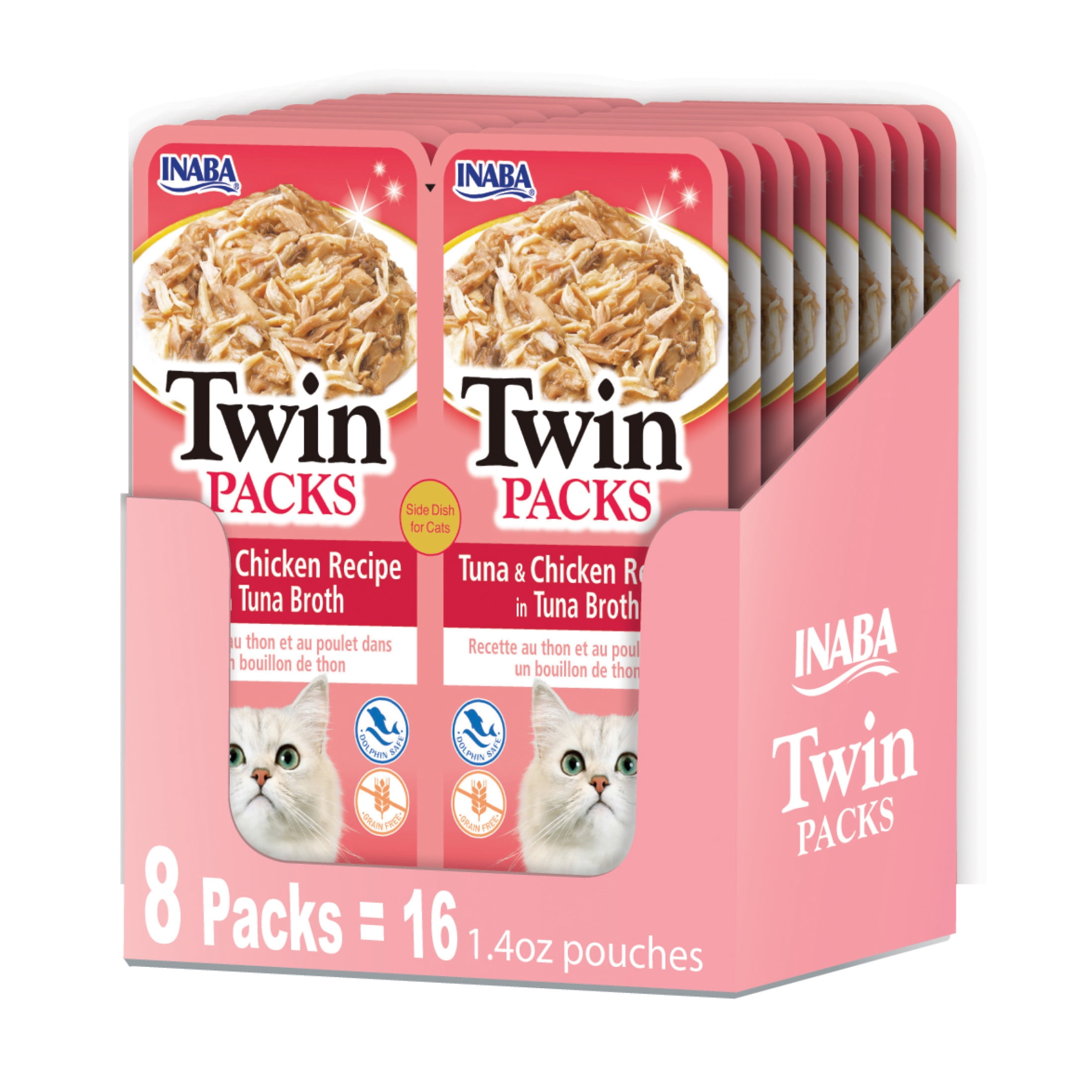 Inaba Twin-Packs for Cats Chicken Gelée Topper 1.4 oz per Serve