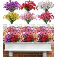 thumbnail image 1 of Inadays Artificial Flowers for Outdoor Indoor, 24 Bundles Fake Plant Colorful Eucalyptus Camellia UV Resistant for Garden Yard Wedding Farmhouse Balcony Porch Patio, 1 of 9