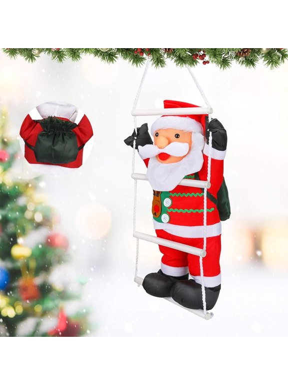 Christmas Decorations Indoor Holiday Decor XMas Christmas Tree Decorations Hanging Ornaments Decor Santa Swing