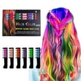 thumbnail image 1 of DAKIMOE  Hair Chalk Comb Temporary Bright Hair Color Dye for Girls Kids, Washable Hair Chalk for Kids-Girls Toys Birthday Christmas Gifts for 6 7 8 9 10 11 12 Year Old Girl （6 Colors), 1 of 8