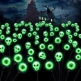 thumbnail image 1 of Inadays Halloween Decorations Outdoor Halloween Decor Solar Scary Eyeball Lights 2Pack 16LEDs Waterproof Purple Eyeball Swaying Firefly Light With 2 Modes For Garden/Yard/Patio/Party Decor, Green, 1 of 7