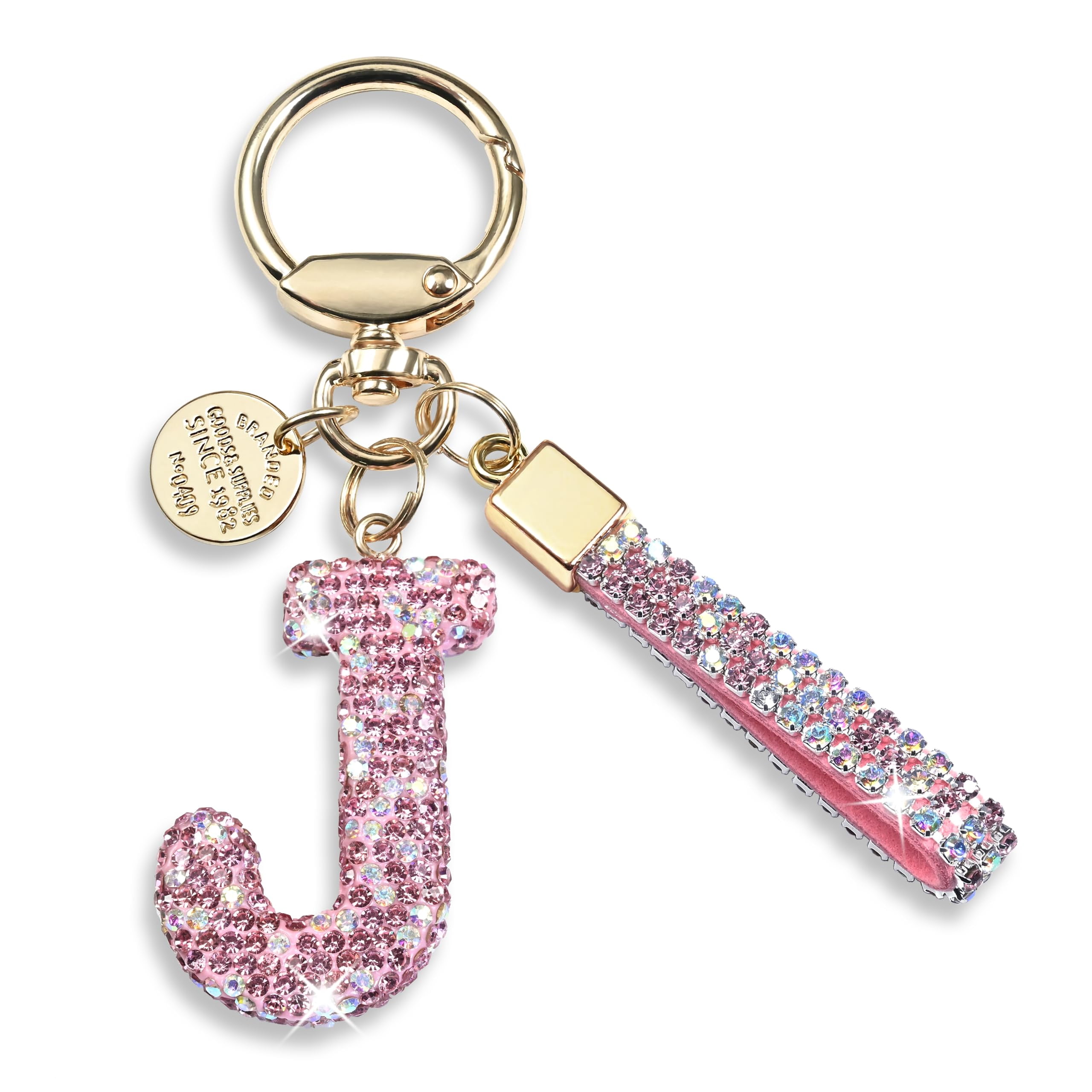 Gafario Initial Keychain - Glitter Butterfly Keyring With Tassel, Personalized Gift For Women - View #8